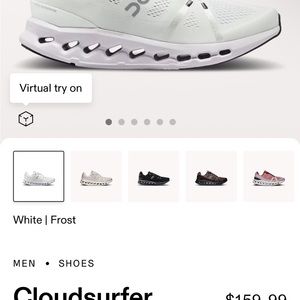 ON cloudsurfer size 7.5